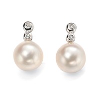 Diamond Pearl Earring Diamond Pearl Earring
