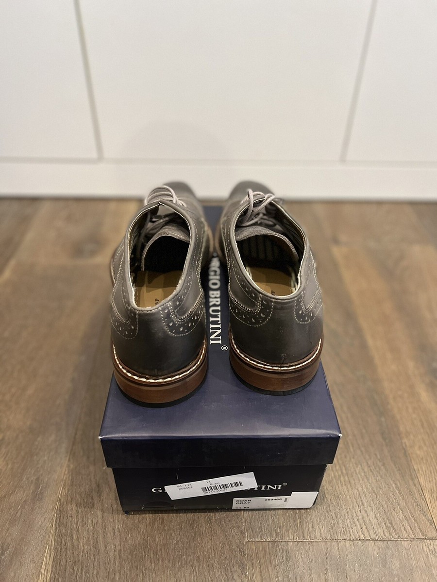 Georgio Brutini Roan Wingtip Oxfords in Gray | eBay display picture 2