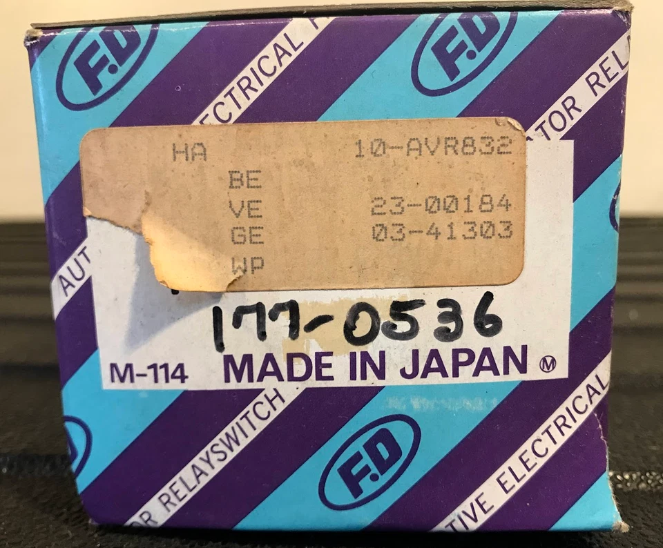 Регулятор напряжения FD Япония - FHSA12-5 / 177-0536 - для Subaru GL, FE, GLF и других - Изображение 2 из 4