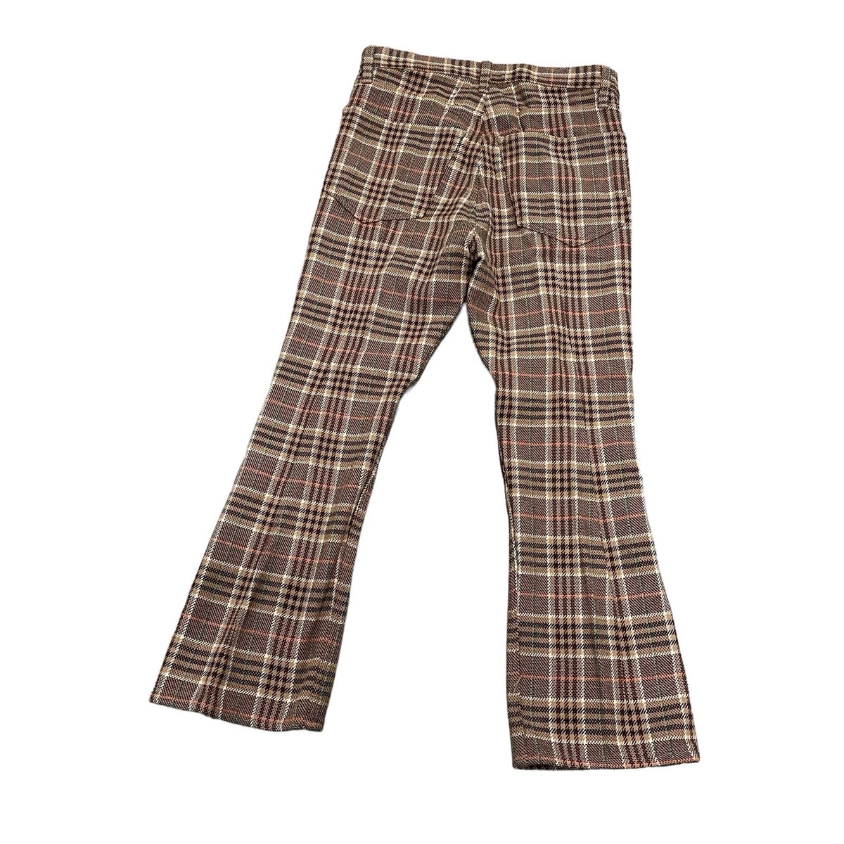 CDG Junya Watanabe Comme Des Garcons Tan Plaid Pants Mens Sz CDG Junya Watanabe Comme Des Garcons Tan Plaid Pants Mens Sz