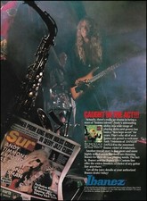 Danger Danger Andy Timmons 1991 Ibanez USA Custom Line Guitar advertisement ad