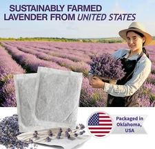 Lavender Dryer Sachet Bag, 4/6 CT Closet Drawer Fragrance Moth Prevention Sachet