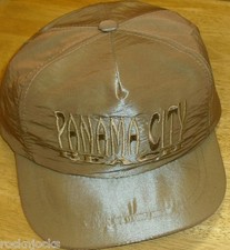 Panama City Beach 90s Vintage Snapback hat FLORIDA Made of NYLON MATERIAL  
