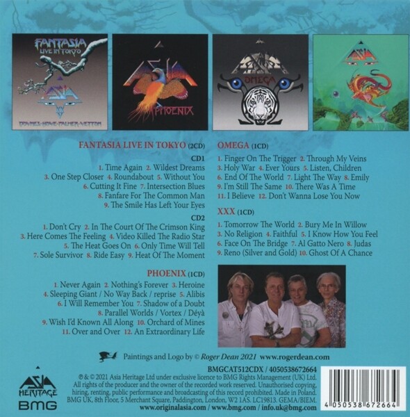 Asia 4CD 「Reunion Time Again」 Asia 4CD 「Reunion Time Again」