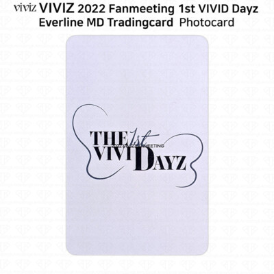 VIVIZ 2022 Fan Meeting The 1st VIVID DAYZ Official MD Trading Card
