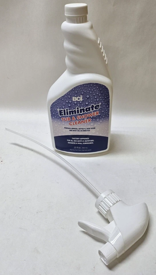 Limpiador BCI Eliminate para bañeras acrílicas BCI, duchas y alrededores 32 oz Foto 2 de 4