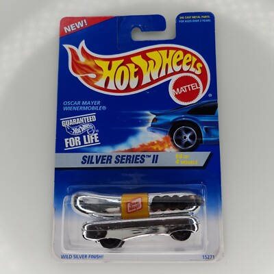 Hot Wheels OSCAR MAYER WEINERMOBILE CHROME 1996 #423 Silver Series II! VHTF 4/4
