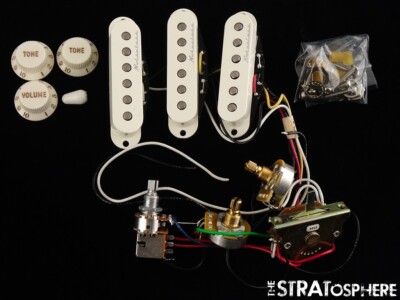 Fender Player II Modified Strat PICKUPS POTS KNOBS & SWITCH, Stratocaster.