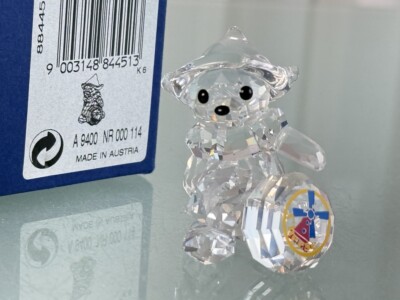 SWAROVSKI - スワロフスキー SWAROVSKI クリスベア KAATJE オブジェ 置物 884451 クリア【中古】 Swarovski Figurine 884451 Country Bear Kaatje Kris Bear 4.5cm