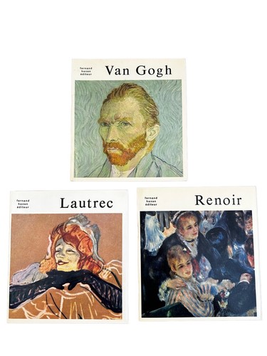 LOT OF 3) Fernand Hazan Art Books. Renoir - Van Gogh - Lautrec. Paintings |  eBay