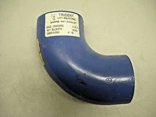 Trident VHT 4" Blue Silicone 90 Degree Elbow 290V4000