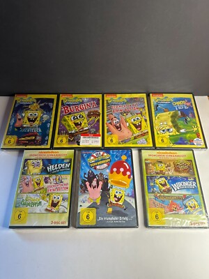 Spongebob Schwammkopf 7 DVDs Set Film Serie Konvolut Sammlung  NEU  Sealed  TOP 