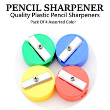 Pencil Sharpner Set High Quality Pencils Sharpener Assorted Color Plastic, Metal