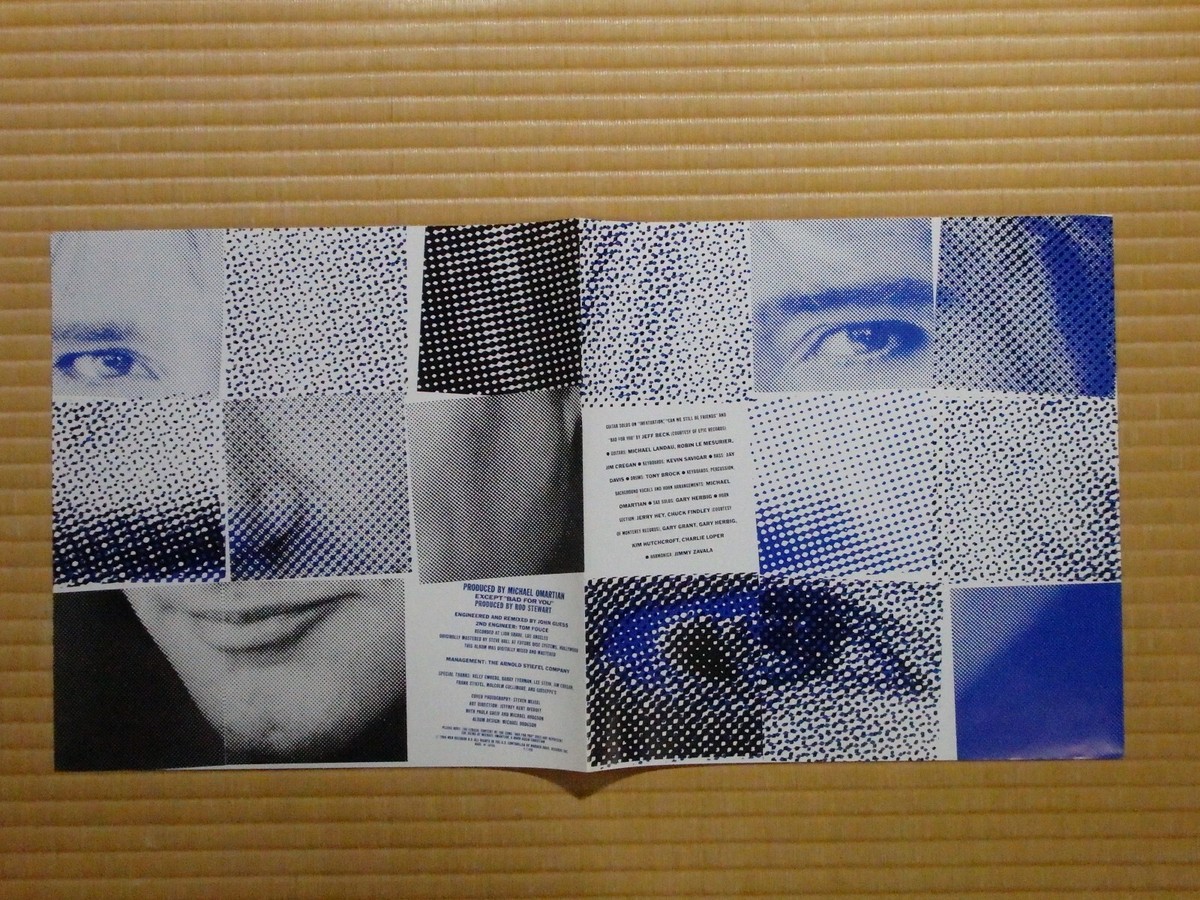 Rod Stewart ‎– Camouflage P-11478 Japan 2 insert photo clip PROMO