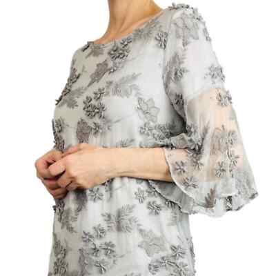 sundance princess dreams dress Sundance Dress medium P Embroidered Flutter Bell Sleeves Princess Dreams  flowers