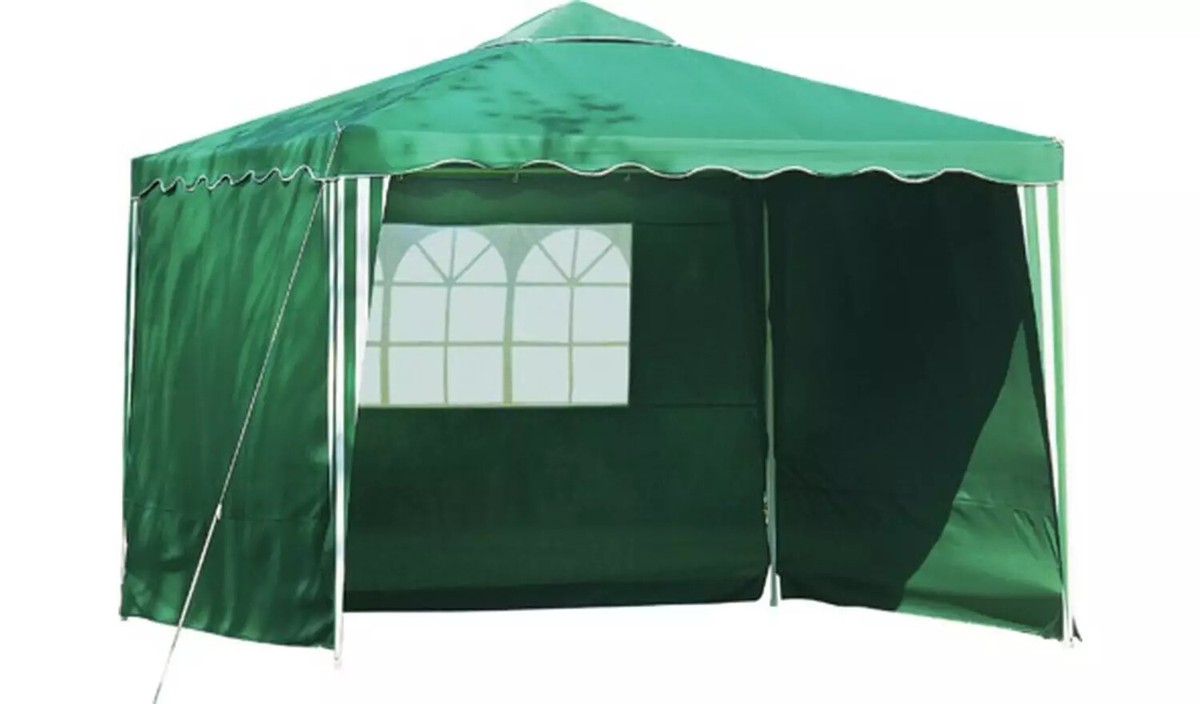 Green Gazebos Pop Up Gazebo With Sides Argos Garden Gazebo Side Panels