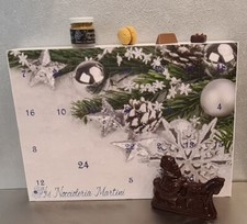 CALENDARIO AVVENTO ARTIGIANALE DOLCI NOCCIOLE CIOCCOLATO "NOCCIOLERIA MARTINI"