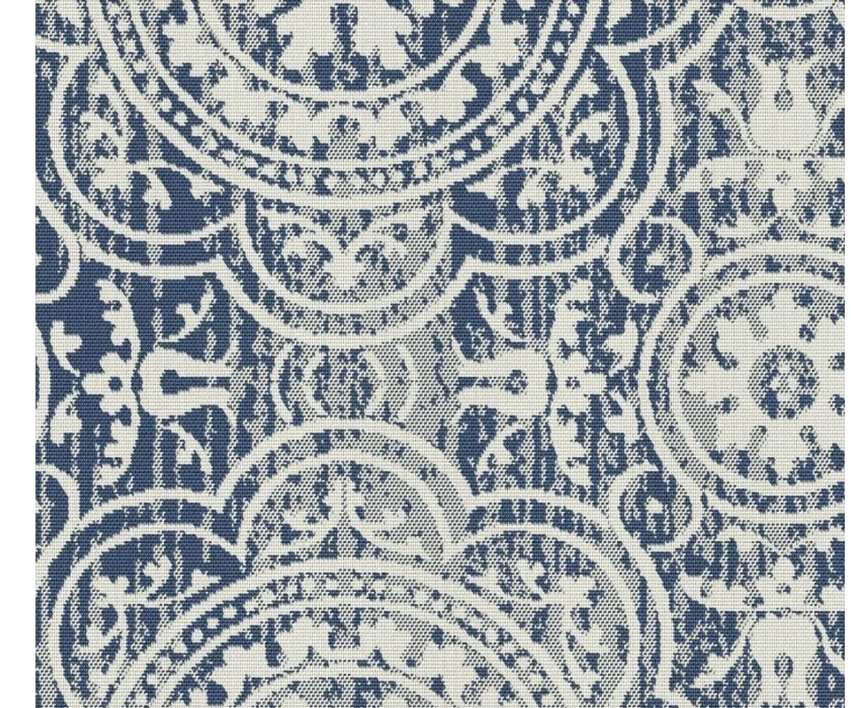 7019911 Outdura 12100 CONSTANTINE NAVY Floral Interior Exterior Foto 3 de 3