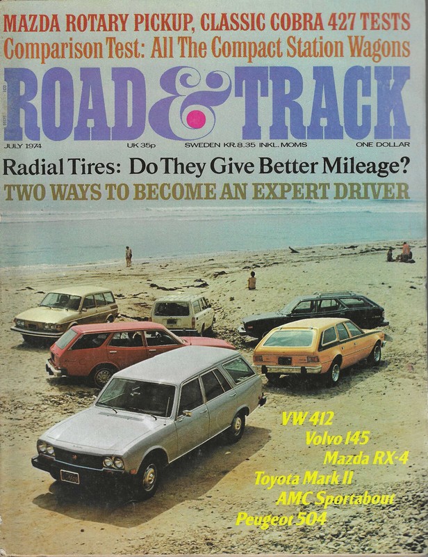 Road & Track Magazine July 1974