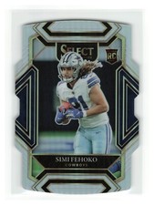2021 Nfl Select Simi Fehoko Club Level Silver Prizm Die Cut Rookie #283