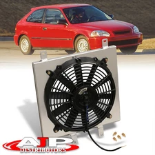 12" Performance Aluminum Radiator Fan Shroud For 1992-2000 Civic EG EK Manual