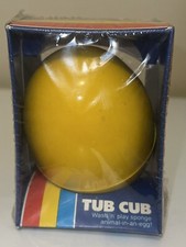 Vintage Tub Cub Wash  n Play Sponge Animal In An Egg No. 59658 Made In The USA