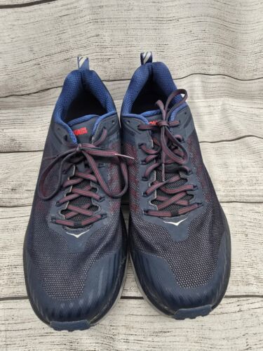 Hoka One One Challenger ATR 5 Trail Shoes Size 11 2E- Men's, Blue USED - Picture 3 of 11