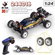 WLToys 1/24 RC Racing Car 244016 2WD 15-20-25KM/h 2.4Ghz Electric Model Vehicle