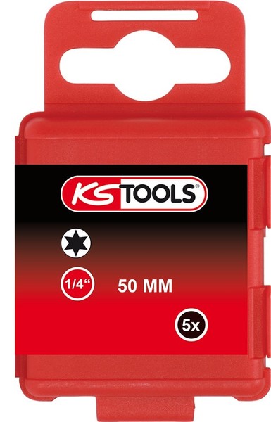 "Ks Tools 1/4\" Bit Torx, 50Mm, T27, 5Er Pack"-image