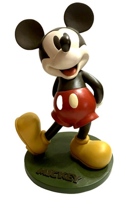 Disney Mickey Mouse Medium Lawn Garden Statue Figure 12.5'' RARE Hard To Find