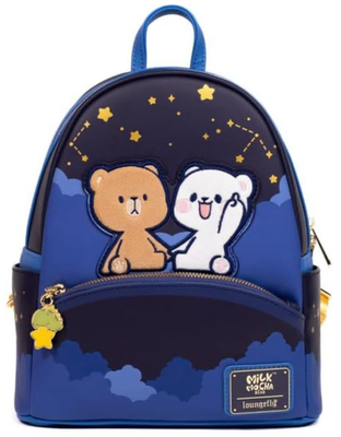 Loungefly Black and Blue Cartoon Backpack NWT Loungefly | Bags | Loungefly Disney Parks Blue And Black  main image 2