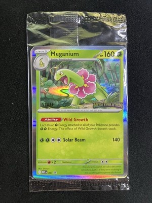 Pokémon Mega Evolutions Staff Promos - SEALED 4er Pack