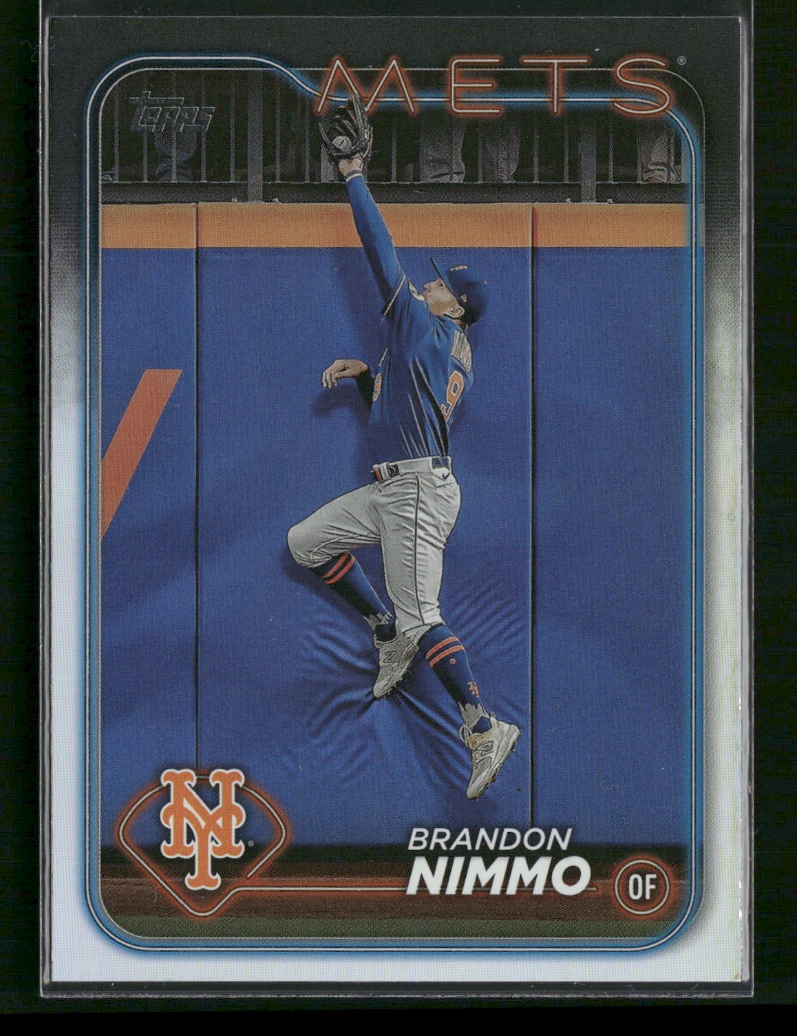 2024 Topps #59 Brandon Nimmo Team Color Border Variation New York Mets