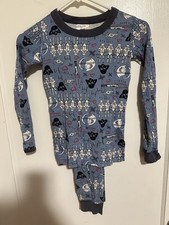 Hanna Andersson x Star Wars Kids Organic Cotton Pajamas Sz 130/8 Mandalorian