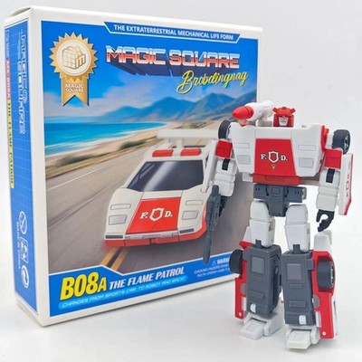 New Transformation toys Magic Square MS-B08A THE FLAME PATROL Figure In Stock