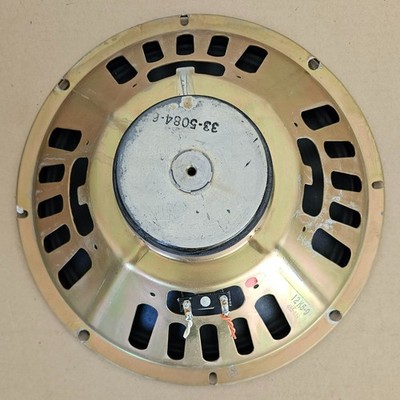 Vintage Oxford 12K5-9, 16 ohm Gold Speaker, 1966, 20W rms, Tested