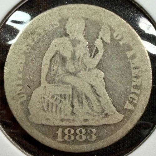 1883-P Seated Liberty Dime — photo from another recent sale