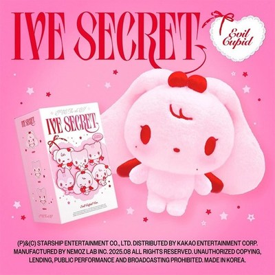 IVE [IVE SECRET] 4th EP Album EVIL CUPID Ver/NFC Charm+Key Ring+2 Card+etc+GIFT