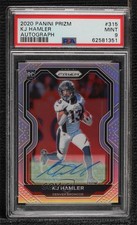 2020 Panini Prizm Rookie Silver Prizm Auto KJ Hamler #315 PSA 9 MINT Auto 2l4
