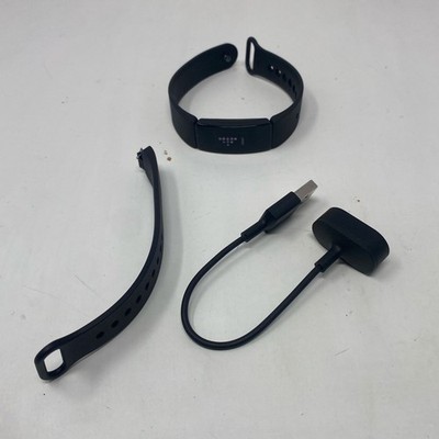 Fitbit Inspire HR Black Fitness Tracker + Charger, S/L Bands