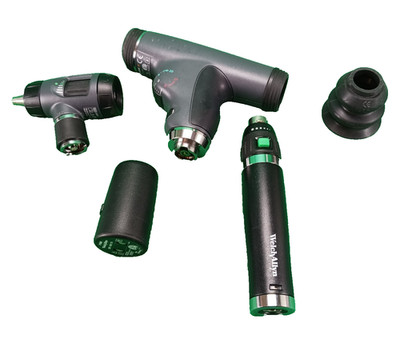 Welch Allyn Otoscope Panoptic Ophthalmoscope Rechargeable Lithium Ion Set