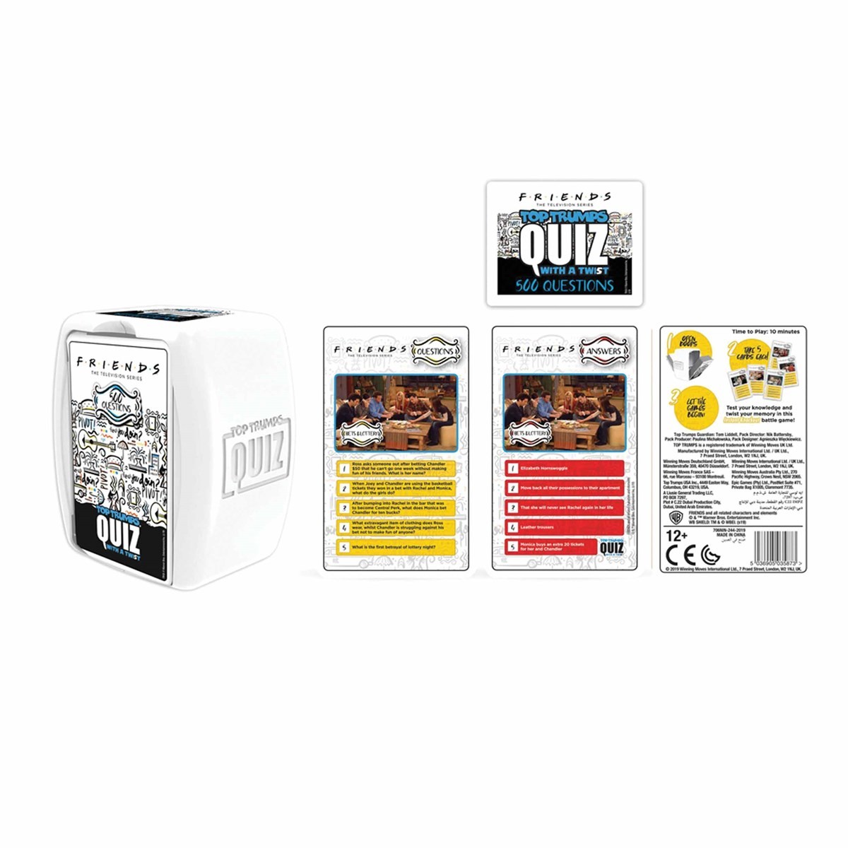 Friends Top Trumps Trivia Quiz, Board & Card Games, Entertainment, Gift
