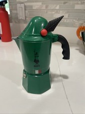 Leicht gebrauchter Bialetti Moka Master Moka Alpina Limited Edition, kleine Größe