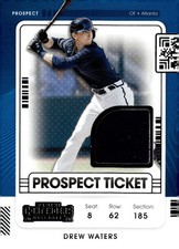 2021 Panini Contenders #PTJ-DW Drew Waters Prospect Ticket Jersey
