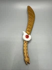 Vintage  Power Rangers Tigerzord Sword MMPR 1994 White Part Tail Gold Red Orb