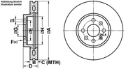 Ate Bremsscheiben Ø280MM + BremsbelÄGe Vorne FÜR Opel Astra H Mk V (H) Astravan