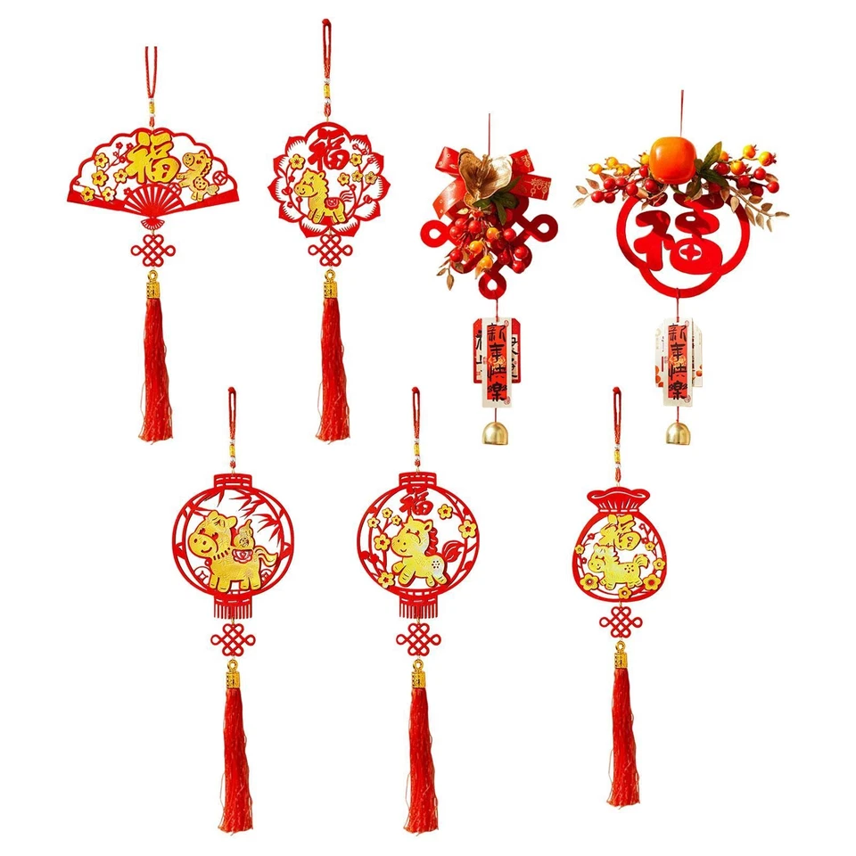 Décoration suspendue pour le Nouvel An chinois 2026, accessoires photo, - Photo 1/1