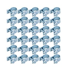 LABLT 30Pack 1/4"  11mm-13mm  Fuel Injection Gas Line Hose Clamps Clip Pipe