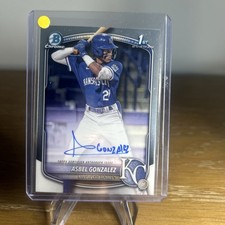 2025 Bowman Chrome - Prospect Autographs Asbel Gonzalez