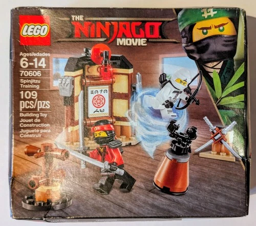 LEGO NINJAGO Movie Spinjitzu Training neu versiegelt nicht mehr im Handel erhältlich Set Geschenk 70606 * BESCHÄDIGT